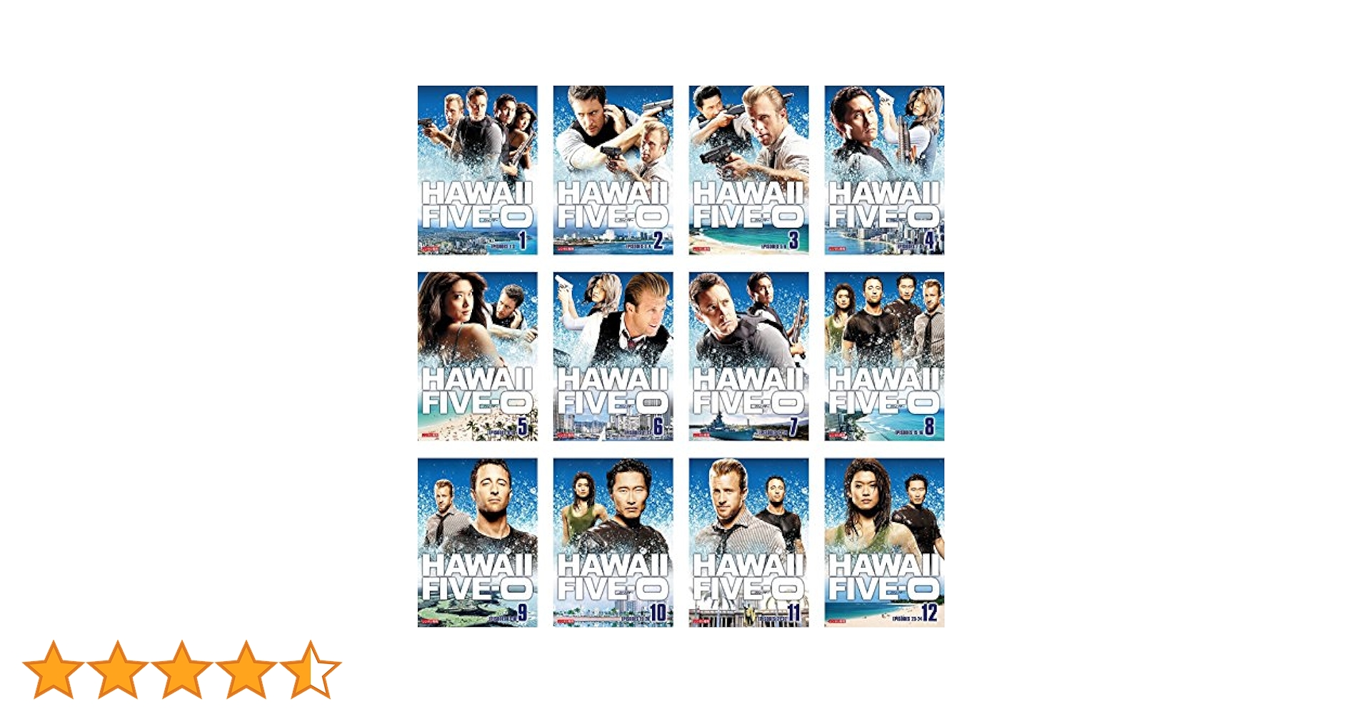 HAWAII FIVE-O シーズン1〜ファイナル　全巻セット　レンタル落ち HAWAII FIVE-O シーズン1〜ファイナル 全巻セット レンタル落ち